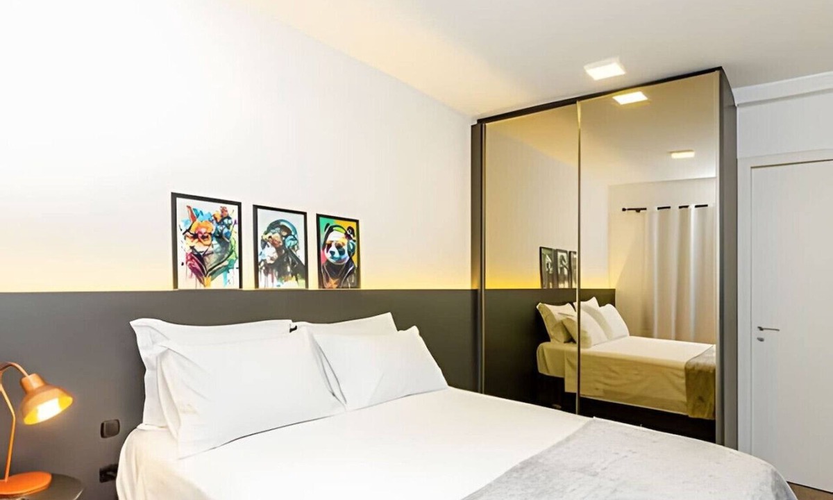 Bigorrilho Apartment | 1 Quarto Luxo, Com Vaga, Ar. Condomínio clube Sky