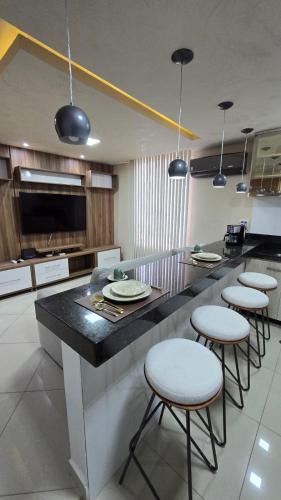 Castelo Apartment | 204 - Loft de luxo com Alexa e Ar condicionado