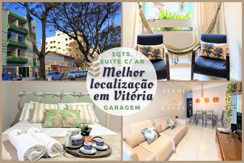 Jardim da Penha Apartment | 3qts, AR na suíte, Wi-Fi 280Mb a 500m Praia
