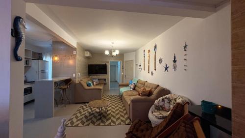 Laguna Apartment | AMPLA COBERTURA NA PRAIA DO MAR GROSSO LAGUNA