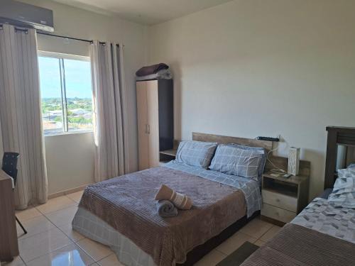 Santo Angelo Apartment | Apart próximo a Unimed, Catedral, HSA com 2 Ar e garagem
