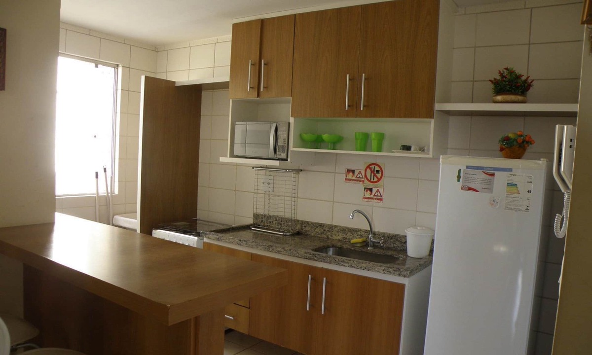 Do Turista Apartment | Apartamento Jardins das Thermas - Achei Férias (com roupa de cama)