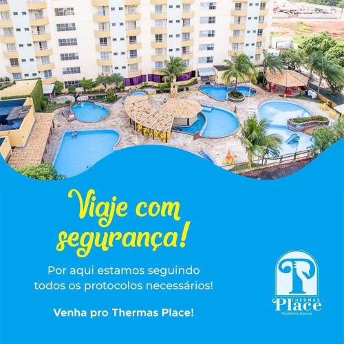 Do Turista Apartment | Apartamento Kitnet no Thermas Place perto do centro Caldas Novas