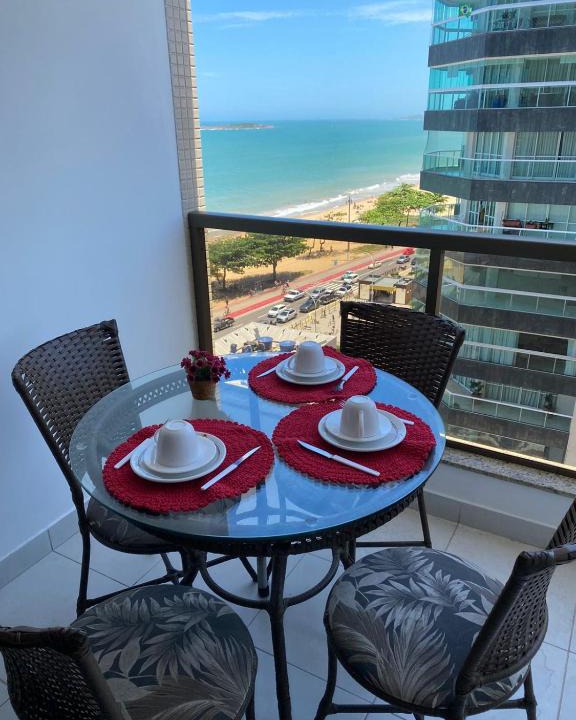 Praia de Itaparica Apartment | Apartamento mobiliado e funcional com vista para o mar da praia de itaparica