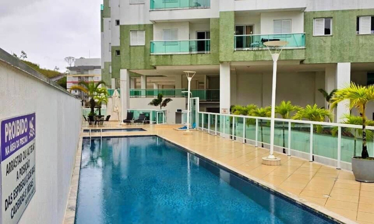 Praia Grande Apartment | Apartment with full leisure facilities, air conditioning in the rooms and Wi-Fi