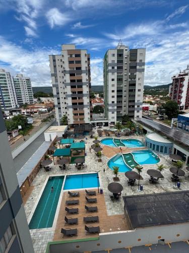 Termal Apartment | Apto Aquarius - Piscinas Aquecidas, Hidro e Lazer Total - até 5 Pessoas