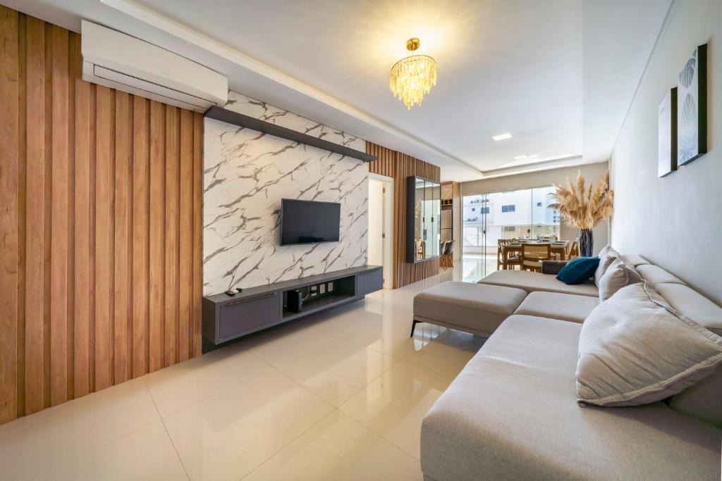 Andorinha Apartment | Apto c/3 suítes, varanda e churrasqueira AT5141