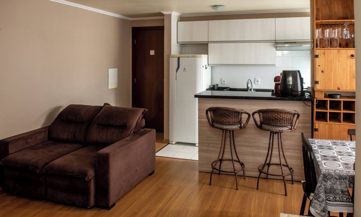 Fazendinha Apartment | Apto com churrasqueira, Wi-Fi e ótima localização