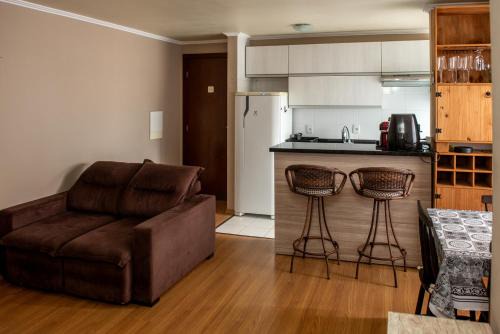 Fazendinha Apartment | Apto com churrasqueira, WiFi e otima localizacao