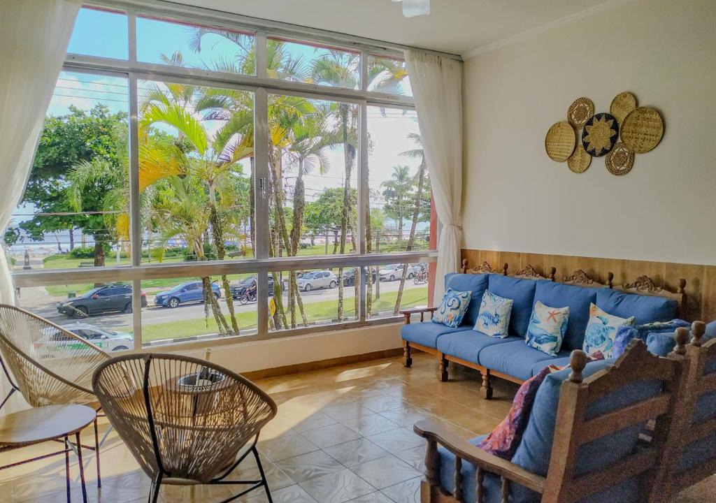 Embare Apartment | Apto completo no Embaré - Beira Mar - Ar - Garagem