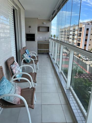 Centro Apartment | Apto Pisc aquecida Sauna Pé na Areia Bertioga H12