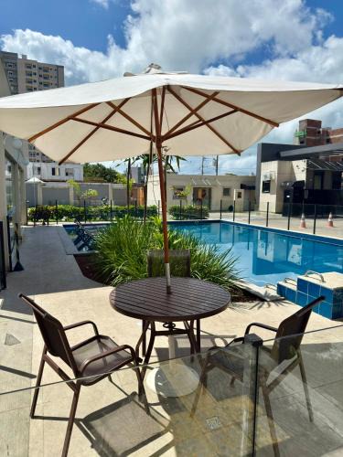 Ponta de Campina Apartment | Auréa Residência - a 500 m da Praia