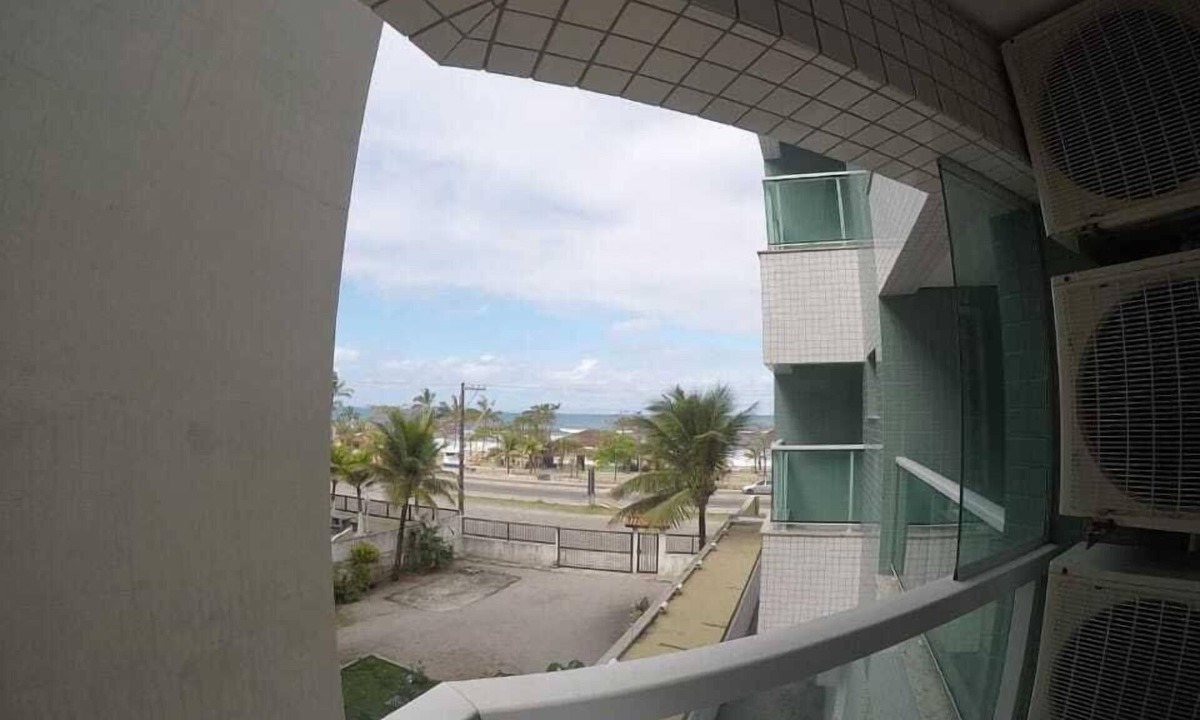 Praia Grande Apartment | Beautiful apartment with excellent ocean views, featuring hot and cold swimming pools.