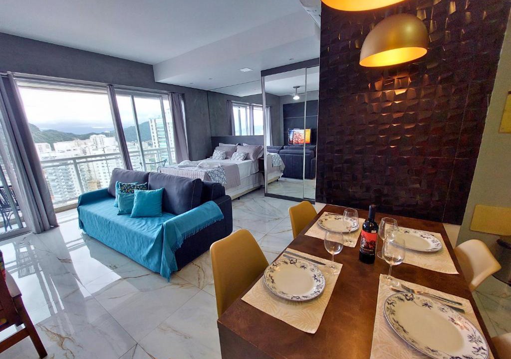 Pompeia Apartment | Book Santos Unlimited 2611 - Studio conceito com Vista Mar