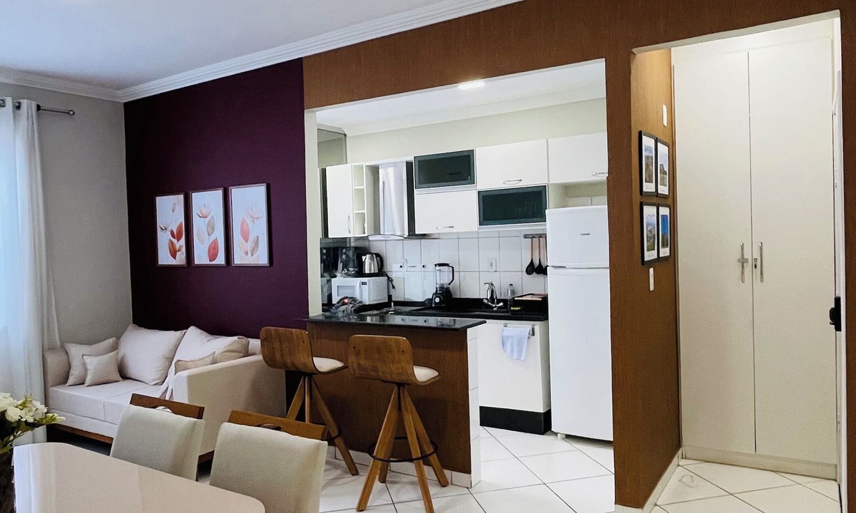 Santos Dumont Apartment | Apartment with queen bed, smart TV, garage, air and Wi-Fi. Pets allowed