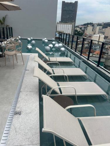 Porto Maravilha Apartment | BUENO - Studio novo com rooftop, piscina e vista incrível