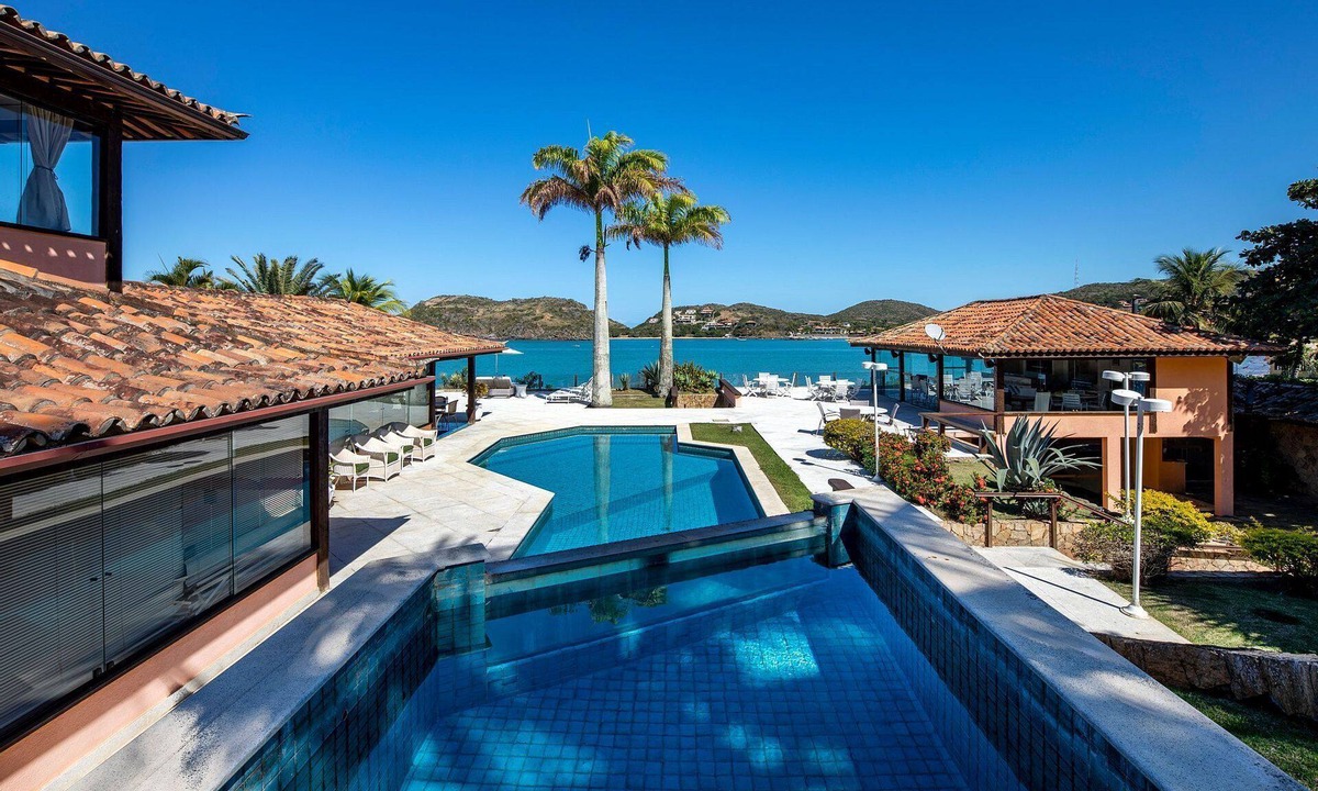 Village da Ferradura Villa | Buz039 - Oceanfront house with pool and tennis court