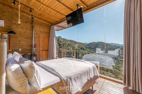 Anitapolis House | Cabana acolhedora c/jacuzzi na serra VST015