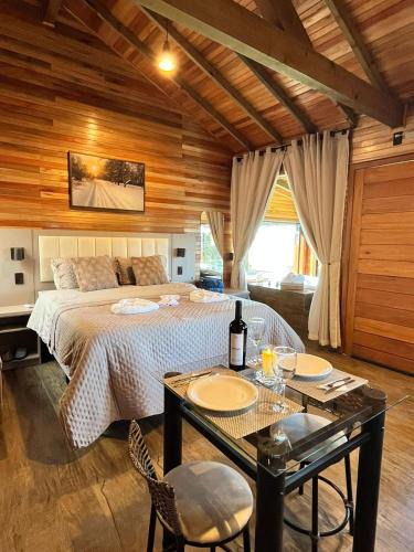 Bom Jardim da Serra Ski Chalet | Cabana Alpen Ville Rural com Banheira
