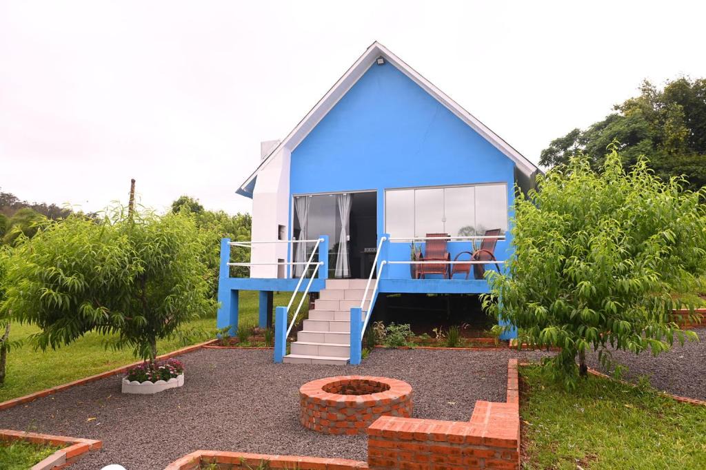 Santa Rosa House | Cabana Horizonte Azul com Hidro e Churrasqueira