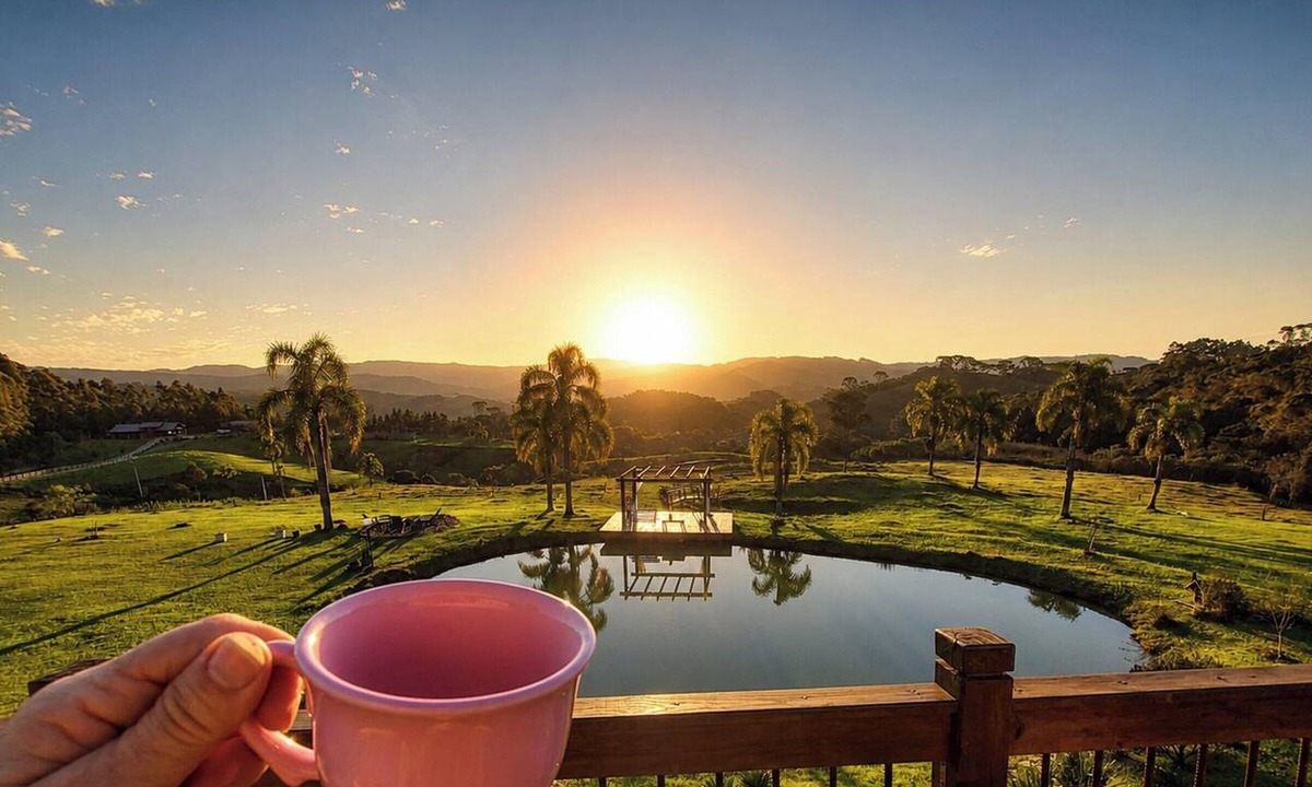 Rancho Queimado Cabin | Cabana Pôr-do-Sol com Jacuzzi + Hidro em Rancho Queimado - SC