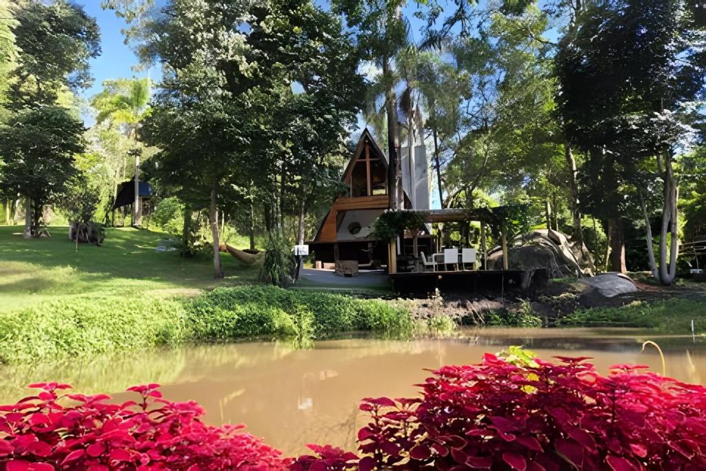 Ibiuna House | Cabana Renascer - Refúgio em Condomínio
