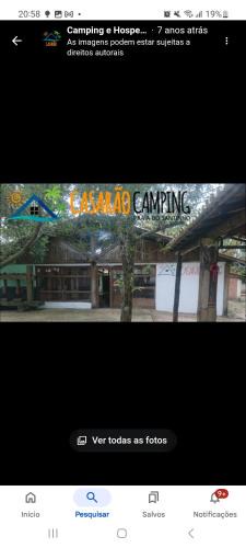 Santinho Hotel | Camping e hospedaria Casarão