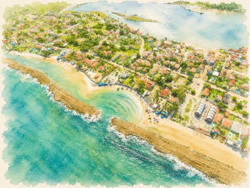 Pontal de Serrambi House | Casa com 10 suítes, para 20 Pessoas, 100m do Mar, Praia de Serrambi
