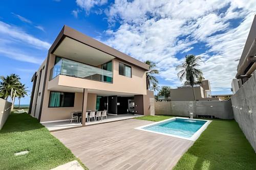 Passo de Camaragibe House | Casa com 4 suítes, piscina, a 20m do mar| Milagres