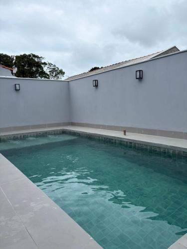 Praia do Ervino House | Casa com piscina praia do ervino
