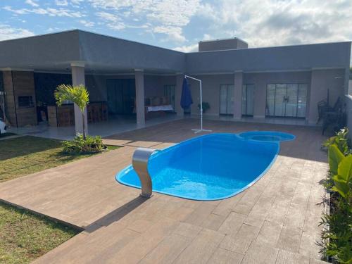 Santo Inacio House | Casa Com Piscina em Pousada Oasis do Paranapanema - 4 Quartos - Estadia e Alegria