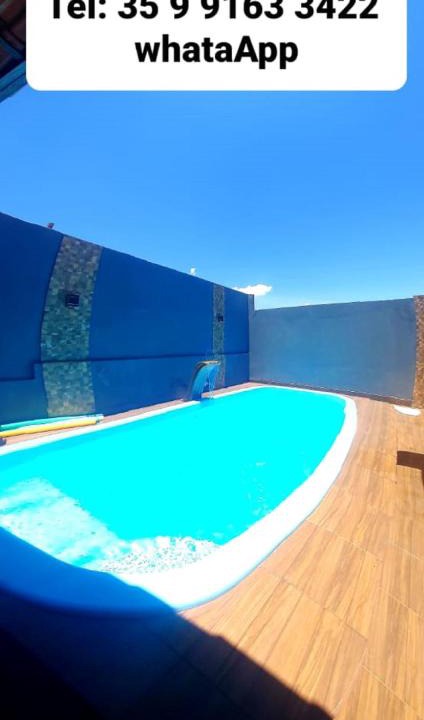 Sao Joao Batista do Gloria House | Casa de temporada acomoda até 20 pessoas, ótimo custo beneficio e com piscina grande, estacionamento grátis incluso, próximo da SERRA CANASTRA, Cânyons de Capitólio, furnas e mais de 130 lindas cachoeiras na região