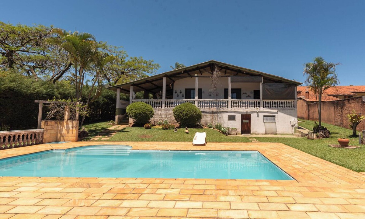 Braganca Paulista House | Casa de Campo com Piscina e Lareira em Bragança