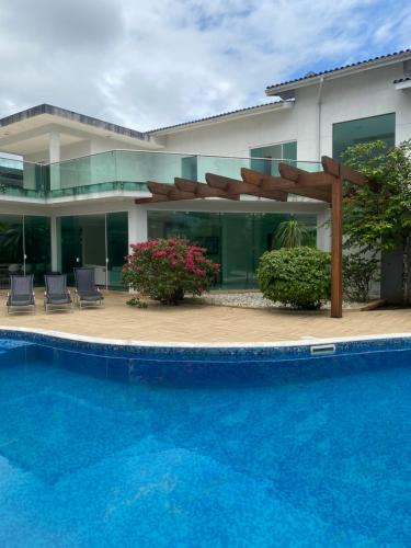 Vista Linda House | Casa de Praia em Condomínio Hanga Roa Bertioga