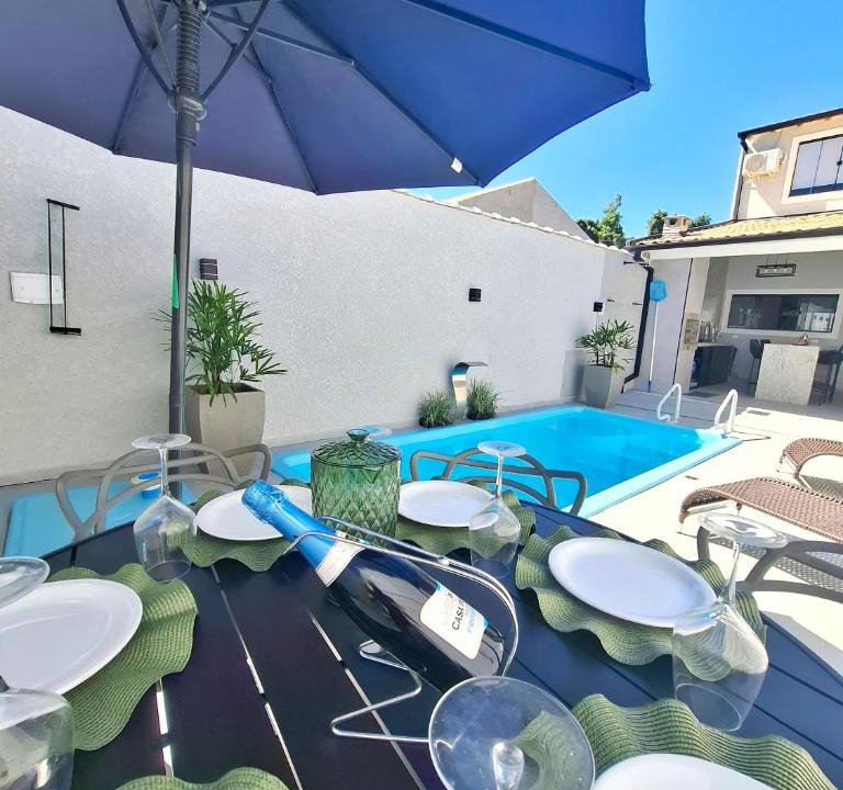Portal das Artes House | Casa Inteligente Piscina Privativa e Churrasqueira