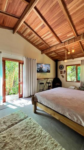 Porto Uniao House | Casa Refúgio com suíte e lareira!