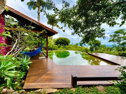 Brasilia House | Casa Rosa - Paraíso na Natureza piscina natural, Wi-Fi - 25 minutos do centro
