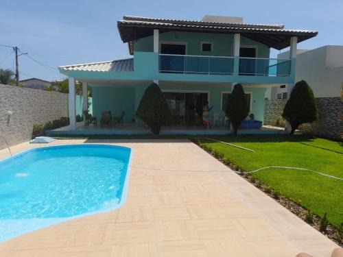 Barra do Jacuipe House | Casa Verde aconchegante Barra Jacuípe