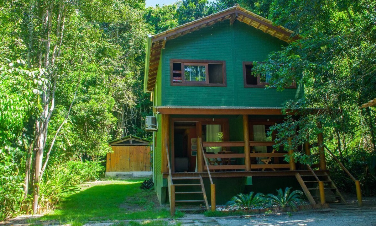 Cumuruxatiba Ski Chalet | Chalé 1 com Churrasqueira e Ar a 200m da Praia