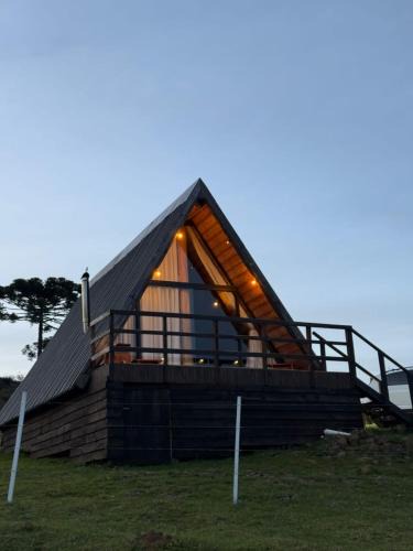 Bom Jardim da Serra Cabin | Chalé A-Frame da Fazenda