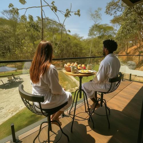Taubate Cabin | Chalé com banheira, piscina e cachoeira privativa