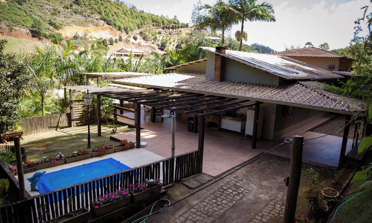 Marechal Floriano Ski Chalet | Chalé com Deck e Churrasqueira nas Montanhas
