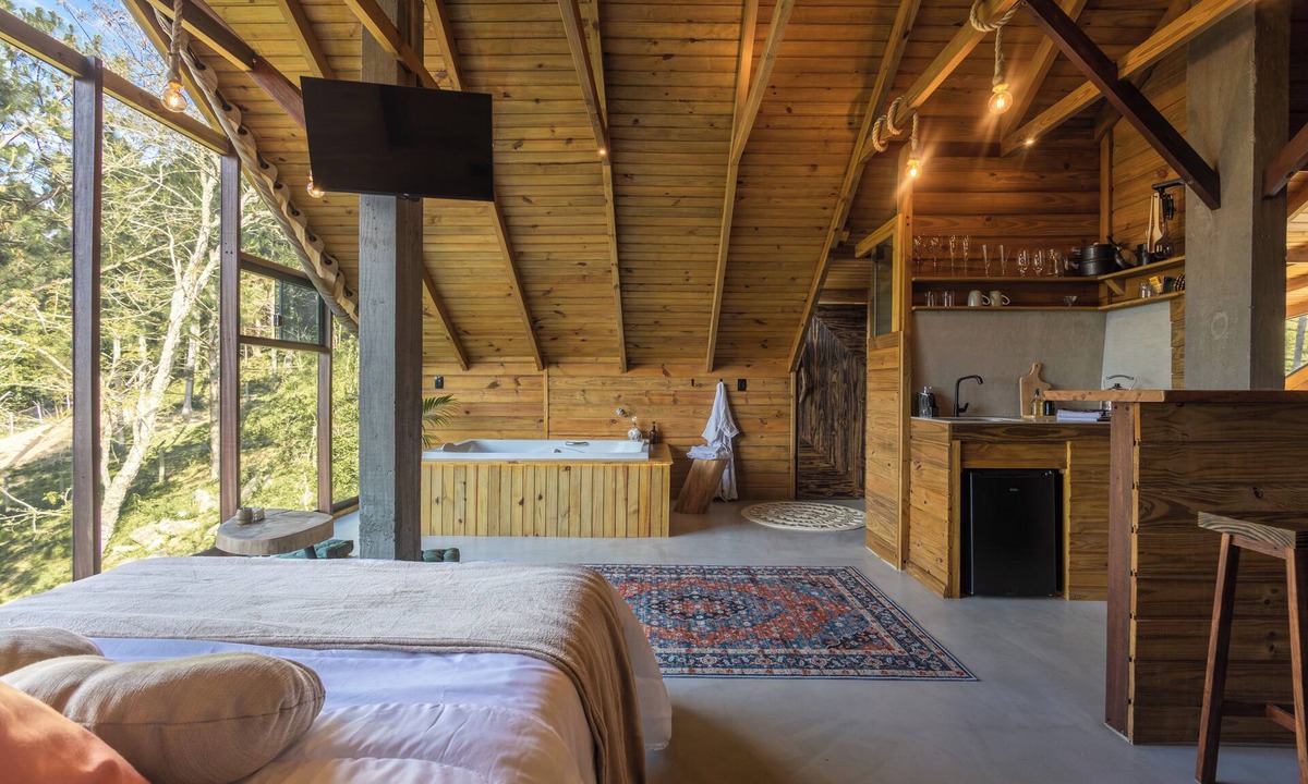 Palhoca Ski Chalet | Chalés do Tabuleiro Rural Inn, Chalet 1