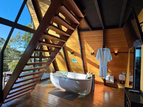 Agua Santa Cabin | Chalés Villa Alecrim COM HIDROMASSAGEM E AR CONDICIONADO by HospedaHost