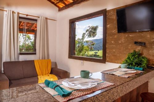 Sao Thome das Letras Ski Chalet | Chale brilho das estrelas em São Thomé das Letras-MG