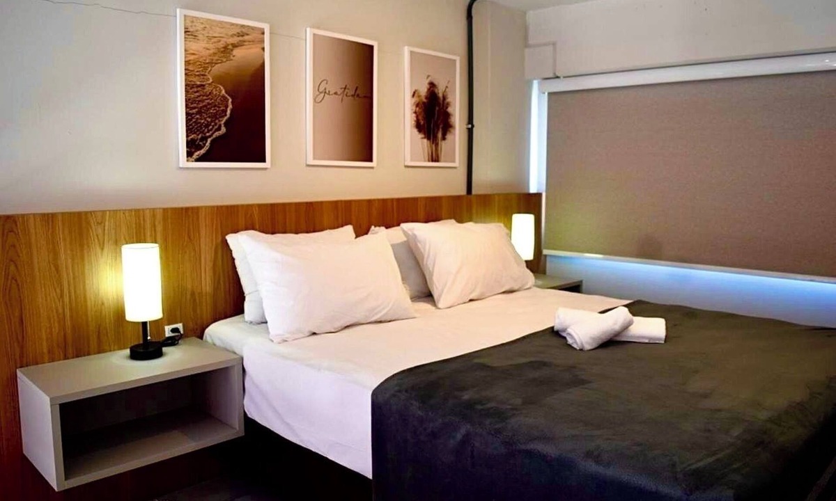 Jaguaruna Apartment | Charming 1-bedroom apartment steps to the Beach Jaguaruna with AC
