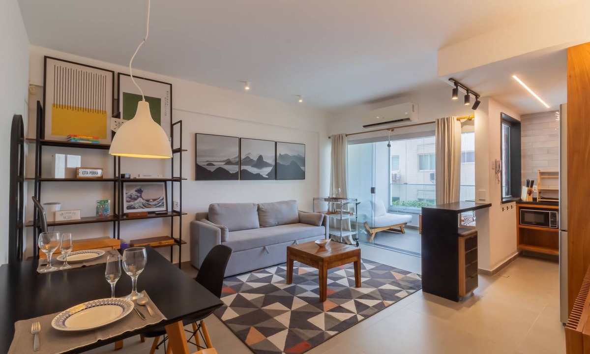 Barra da Tijuca Apartment | Charming 1 minute from Barra Beach | PP105