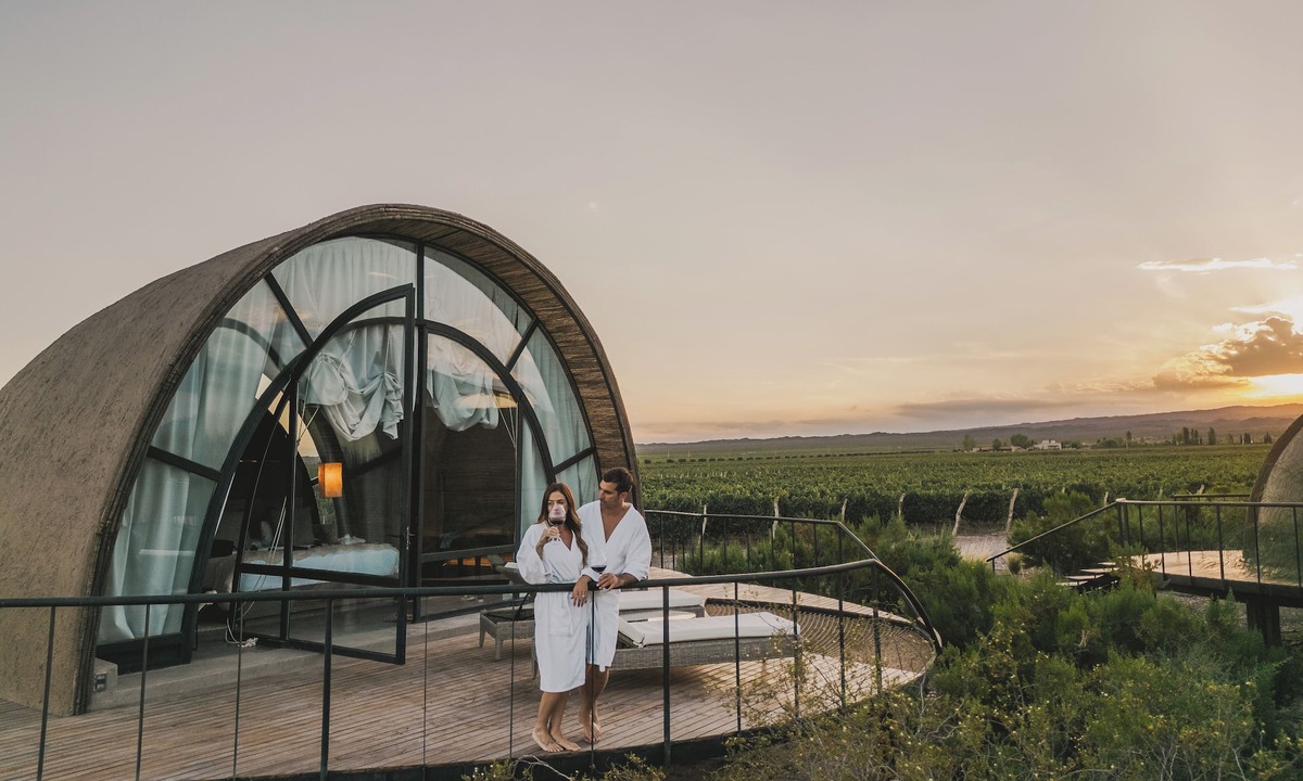 Ugarteche Cabin | Chozos Resort Luxury Glam Camps at the vineyards