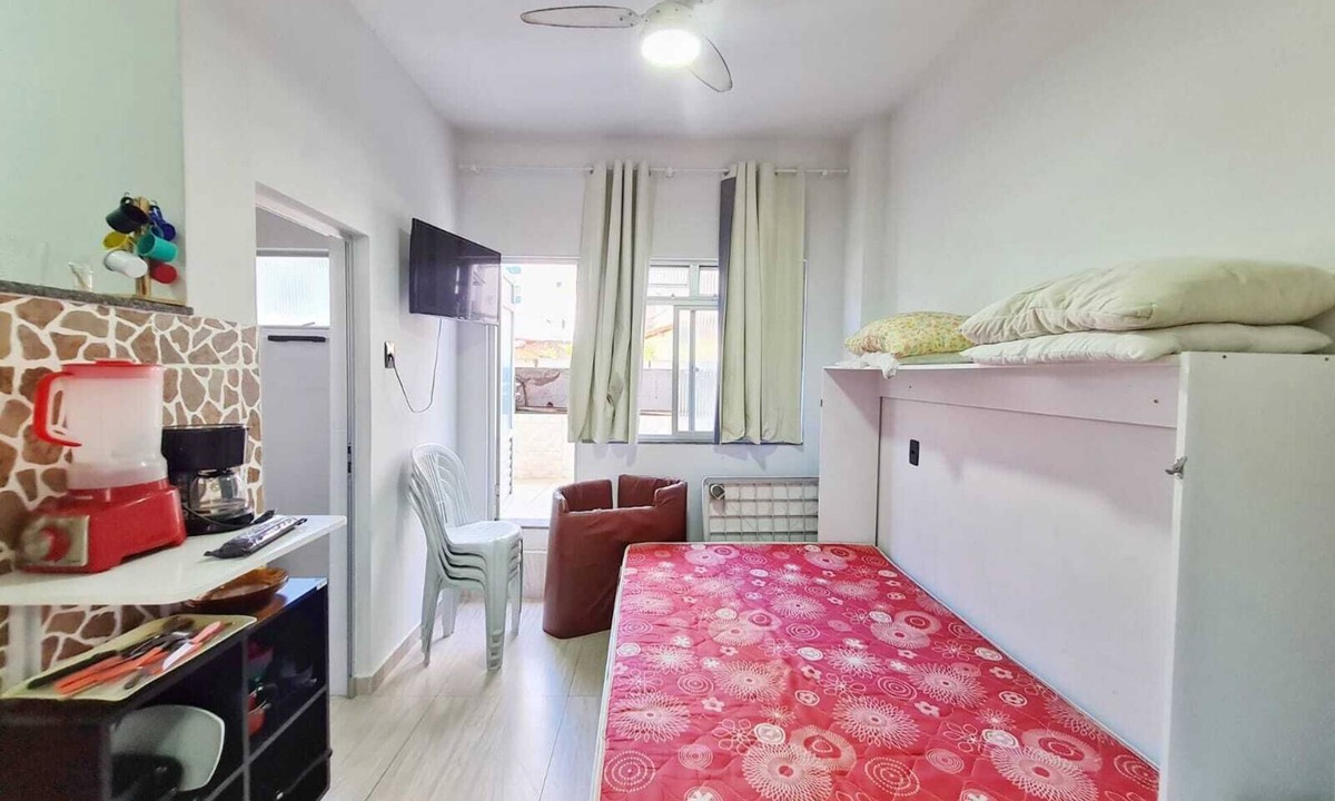 Centro Apartment | Completely renovated kitnet in Guarapari