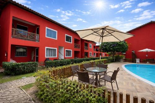Monte Gordo Apartment | Condomínio Ecoville das Mangueiras Região de Praia de Guarajuba